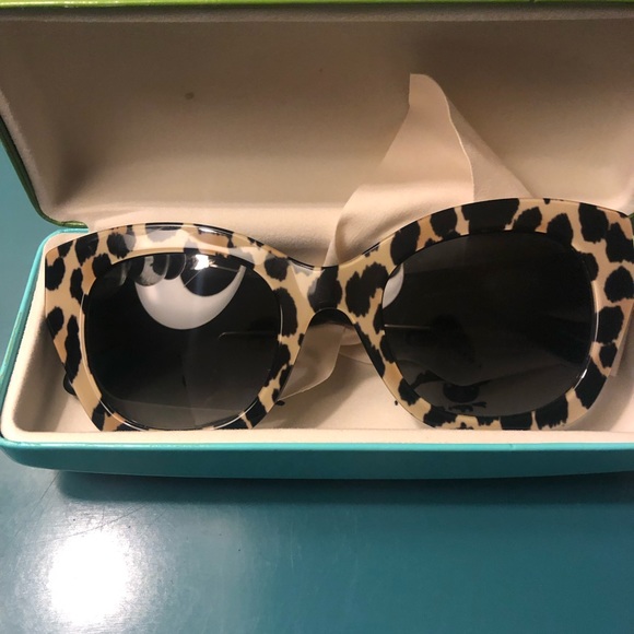 kate spade Accessories - Kate Spade cheetah print sunglasses